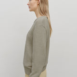 MARITHE 2511 经典LOGO休闲毛衣 燕麦