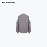 ANN ANDELMAN 2409 编织长袖圆领套头毛衣