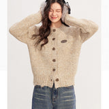 MacyMccoy 2601 彩纱粗针毛衣外套