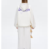 13DE MARZO | 2501 What a D Bear Hoodie White