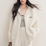 Kroche 2512 宽松连帽针织外套