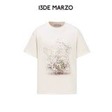 13DE MARZO | 2602 Carousel Clown Bear T-shirt Beige