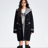 MacyMccoy 2511 连帽长款毛衣外套
