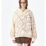 13DE MARZO | 2511 Harry Potter The Marauder's Map Hoodie