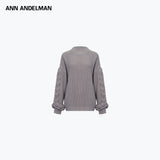 ANN ANDELMAN 2409 编织长袖圆领套头毛衣