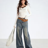 MacyMccoy 2511 假两件蝴蝶Tee 米