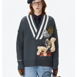 13DE MARZO | 2511 Harry Potter Platform 9¾ Bear V-neck Sweater