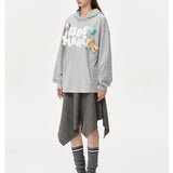 13DE MARZO | 2408 Float Cloud Balloon Hoodie Grey