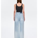 13DE MARZO | 2504 Hollow-outBearJeans Blue