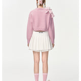 13DE MARZO | 2410 Bear On Shoulder Sweater Pink