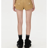 13DE MARZO | 2510 Retro Logo Chain Shorts Khaki