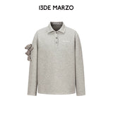 13DE MARZO | 2602 Bear Polo T-shirt Grey