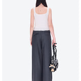 13DE MARZO | 2601 Bear Logo Tank Top White