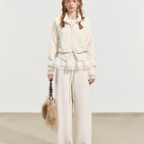 SOMESOWE 2511 毛巾糯米绒感香蕉裤