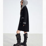 MacyMccoy 2511 连帽长款毛衣外套