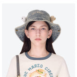 13DE MARZO | 2603 Reversible Denim Bucket Hat