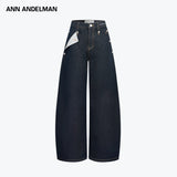 ANN ANDELMAN 2605 美式复古水手牛仔裤 深蓝