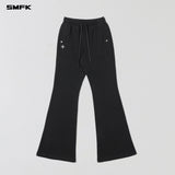 SMFK 2605 永恒修身喇叭运动裤 荒野黑