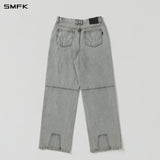 SMFK 2609 幻影雕像直筒牛仔裤 冰川灰