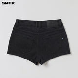 SMFK 2604 荒野幻影紧身牛仔短裤