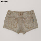SMFK 2506 荒野钻石低腰牛仔短裤（手工）/野生钻石