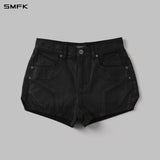 SMFK 2610 幻影棱镜牛仔短裤 油墨黑