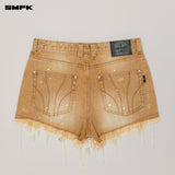 SMFK 2506 狂牛仔短裤/荒野牛仔（棕）