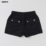 SMFK 2608 亚麻流浪工装运动短裤