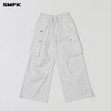 SMFK 2604 湮灭复古训练长裤 云白