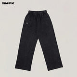 SMFK 2511 野性复古直筒运动裤 荒野黑