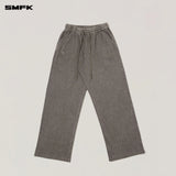 SMFK 2511 野性复古直筒运动裤 荒野棕