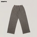 SMFK 2511 野性复古直筒运动裤 荒野棕