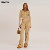 SMFK 2602 野性复古直筒运动裤 褪色沙漠