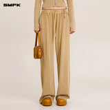 SMFK 2602 野性复古直筒运动裤 褪色沙漠