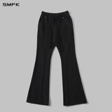 SMFK 2610 风神变异冷染修身喇叭运动裤 冷染黑