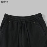 SMFK 2610 风神变异冷染修身喇叭运动裤 冷染黑