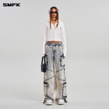 SMFK 2601 十字巨塔复古工装裤