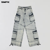 SMFK 2601 十字巨塔复古工装裤