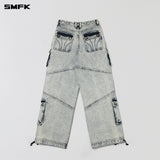 SMFK 2601 十字巨塔复古工装裤
