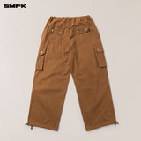 SMFK 2506 十字经典复古伞兵裤/野马棕