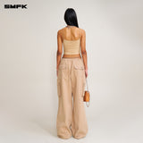 SMFK 2506 十字经典复古伞兵裤/沙漠色