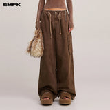 SMFK 2511 野性起源手工染色伞兵裤 影棕色