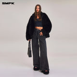 SMFK 2511 野性起源手工塔型运动工装裤 荒野黑