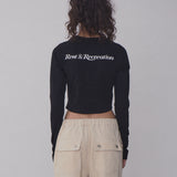 REST & RECREATION 2510 ARROW POINT LONG SLEEVE T-SHIRT - Black