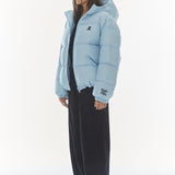 REST & RECREATION 2411 2WAY HOOD DOWN JACKET - SKY BLUE