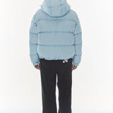 REST & RECREATION 2411 2WAY HOOD DOWN JACKET - SKY BLUE