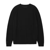 REST & RECREATION 2411 OVERSIZED JACQUARD KNIT TOP - BLACK