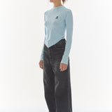 REST & RECREATION 2510 ARROW POINT LONG SLEEVE - SKY BLUE