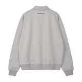 REST & RECREATION 2412 COLLAR RAGLAN SWEATSHIRT - GREY