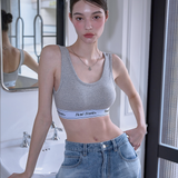ROSE FRANTZ 2604 Simple Bra Top Grey